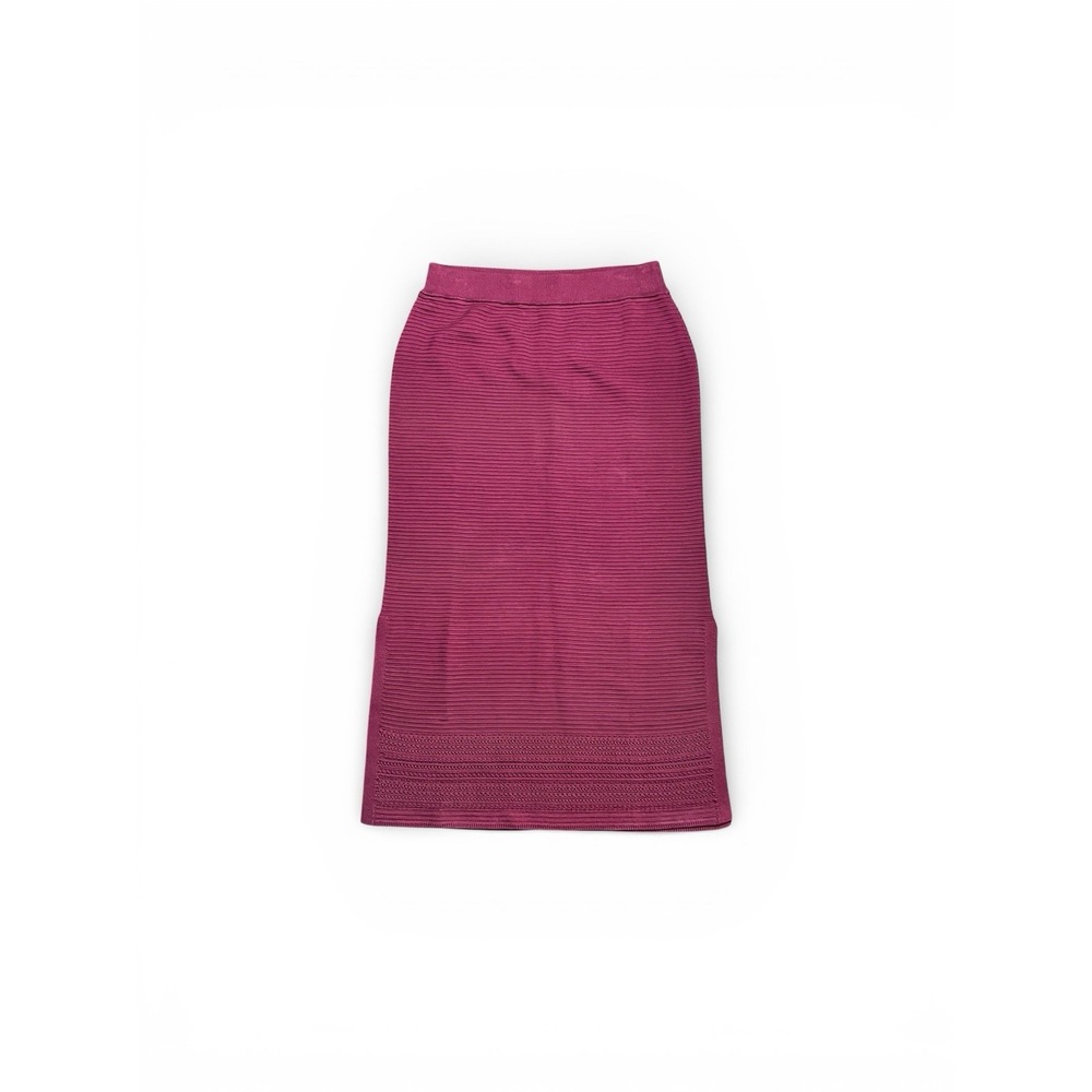 Lands End Knit Set Small 6-8 Sweater Tank Cropped Maxi Skirt Crochet Bodycon Y2K - Picture 9 of 15